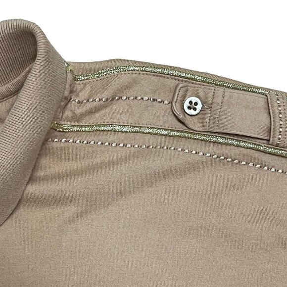 Vtg Coogi Royal Crest Polo 4XL Khaki Embroidered Cotton Y2K Chic Streetwear - Picture 8 of 16